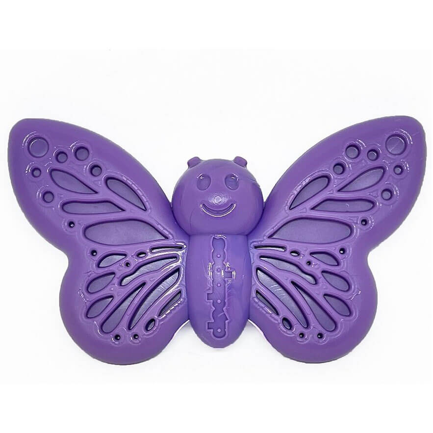 Soda Pup Nylon Purple Butterfly Chew & Enrichment Toy