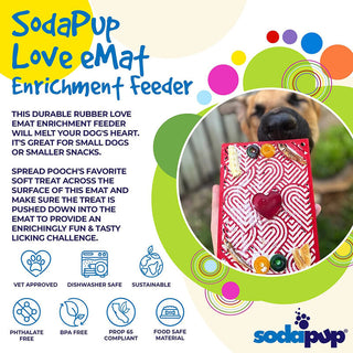 Sodapup Hearts Lick Mat