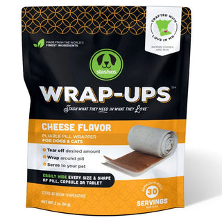 Stashios Wrap-Ups Pliable Pill Wrapper Cheese Flavor