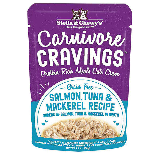 Stella & Chewy's Cat Carnivore Cravings Salmon, Tuna & Mackerel