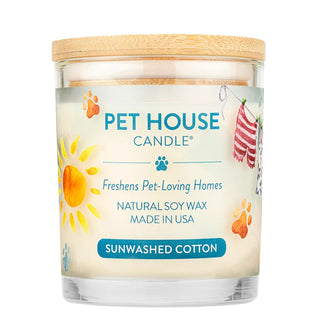One Fur All Pet House Candle - Sunwashed Cotton