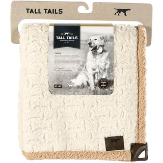 Tall Tails Cream Sherpa Blanket