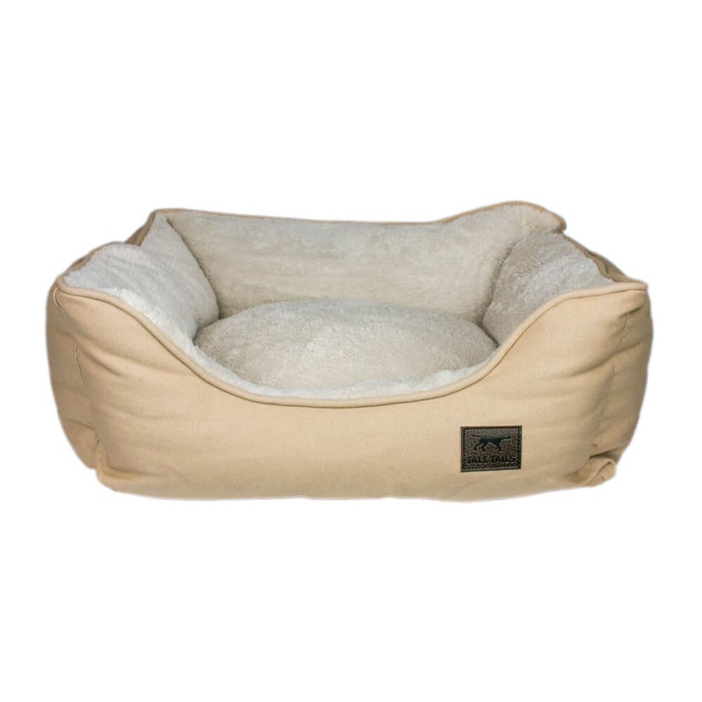 Tall Tails Dream Chaser Bolster Bed khaki