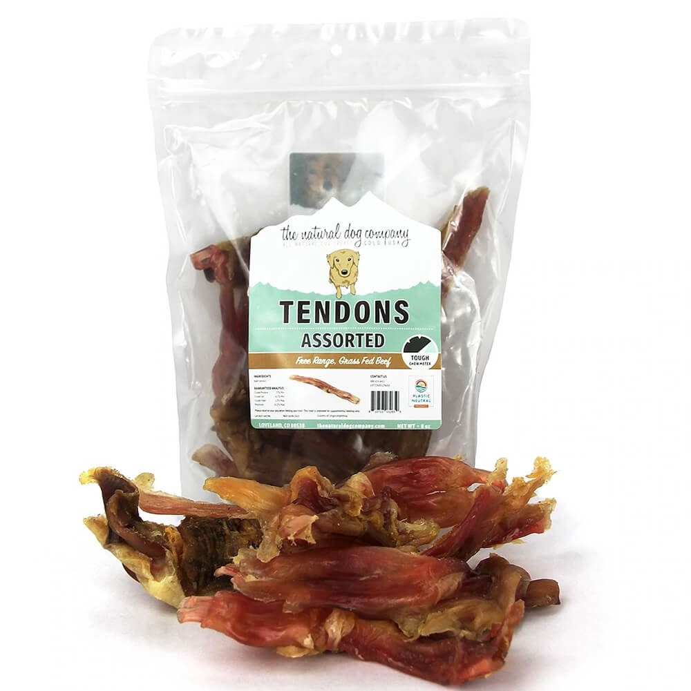 The Natural Dog Assorted Beef Tendons