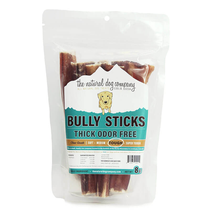 Tuesday's Thick Odor-Free Bully Sticks 6" Value Pack