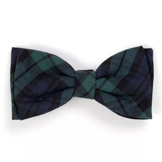 The Worthy Dog Bow Tie Black Watch Plaid