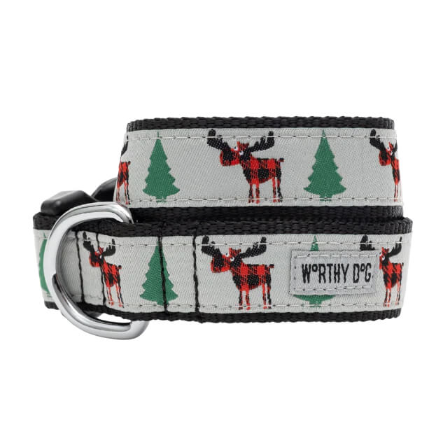 The Worthy Dog Collar Buffalo Moose