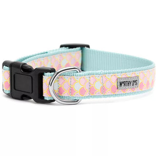 The Worthy Dog Collar Pink Mermaid