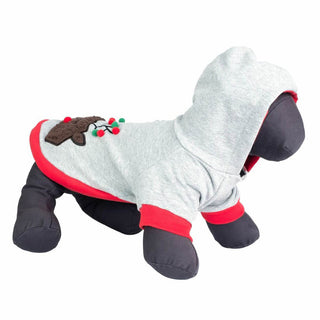 The Worthy Dog Pom Pom Reindeer Hoodie