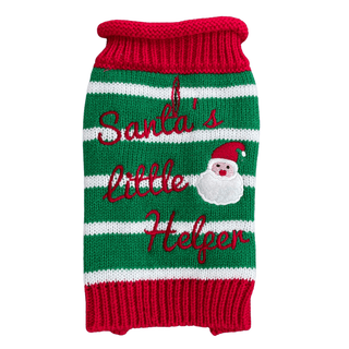 The Worthy Dog Santa's Little Helper Sweater