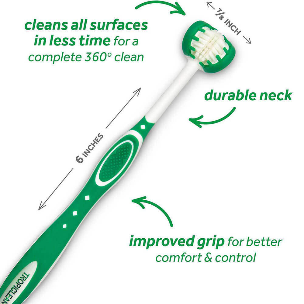 Tropiclean Freshbreath Triple Flex Toothbrush