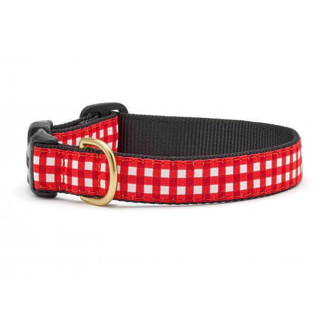 Up Country Red Gingham Collar