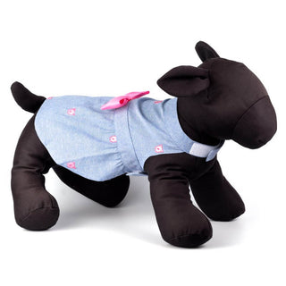 The Worthy Dog Dress Chambray Wilbur the Pig