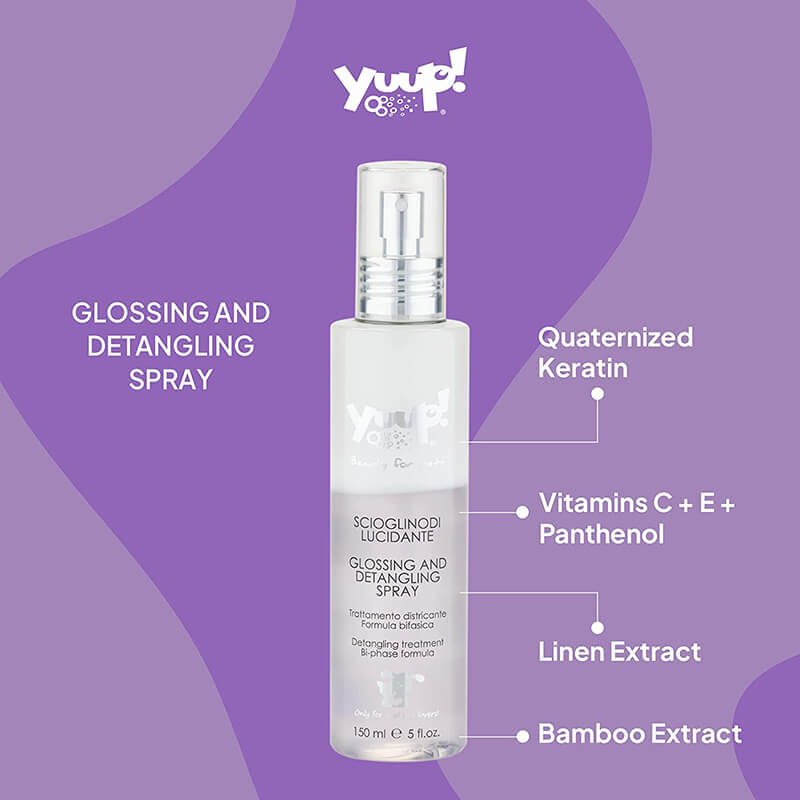 Yuup! Glossing & Detangling Spray