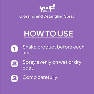 Yuup! Glossing & Detangling Spray