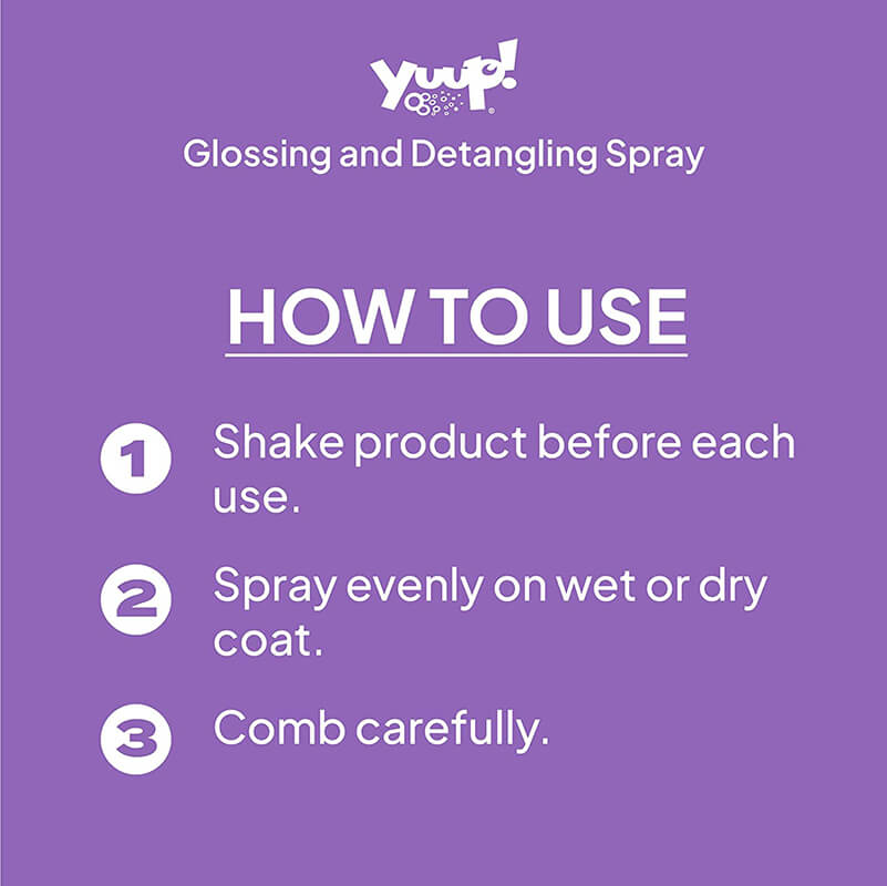 Yuup! Glossing & Detangling Spray