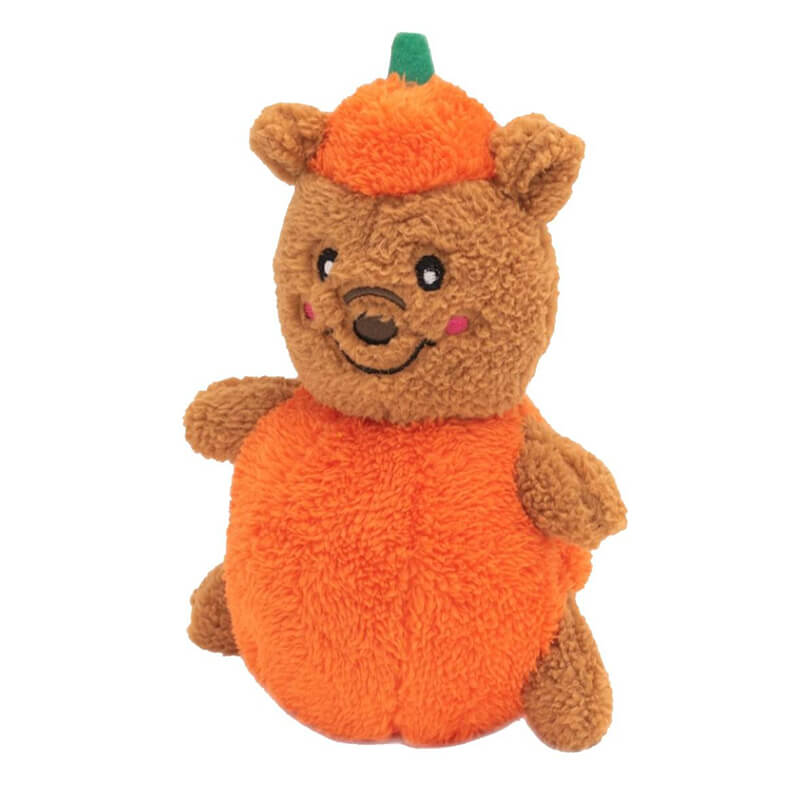 Zippy Paws Halloween Cheeky Chumz Pumpkin Bear