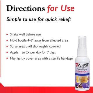 Zymox Topical Spray with Hydrocortisone
